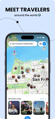 Going Solo: Travel Friends app screenshot 1